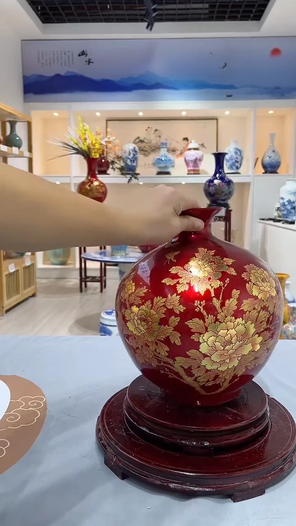 摆件牡丹这个号石榴高25