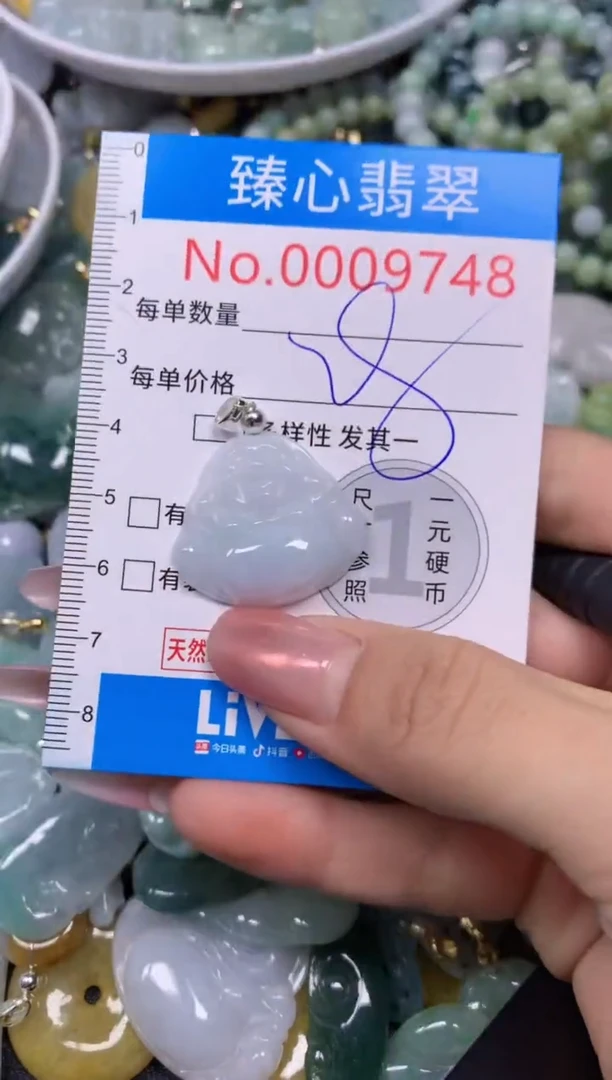 【闪购商品】翡翠颈饰未镶嵌含绳0009749