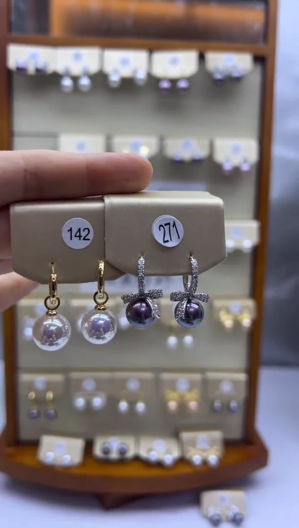 未镶嵌耳饰淡水珍珠142+271