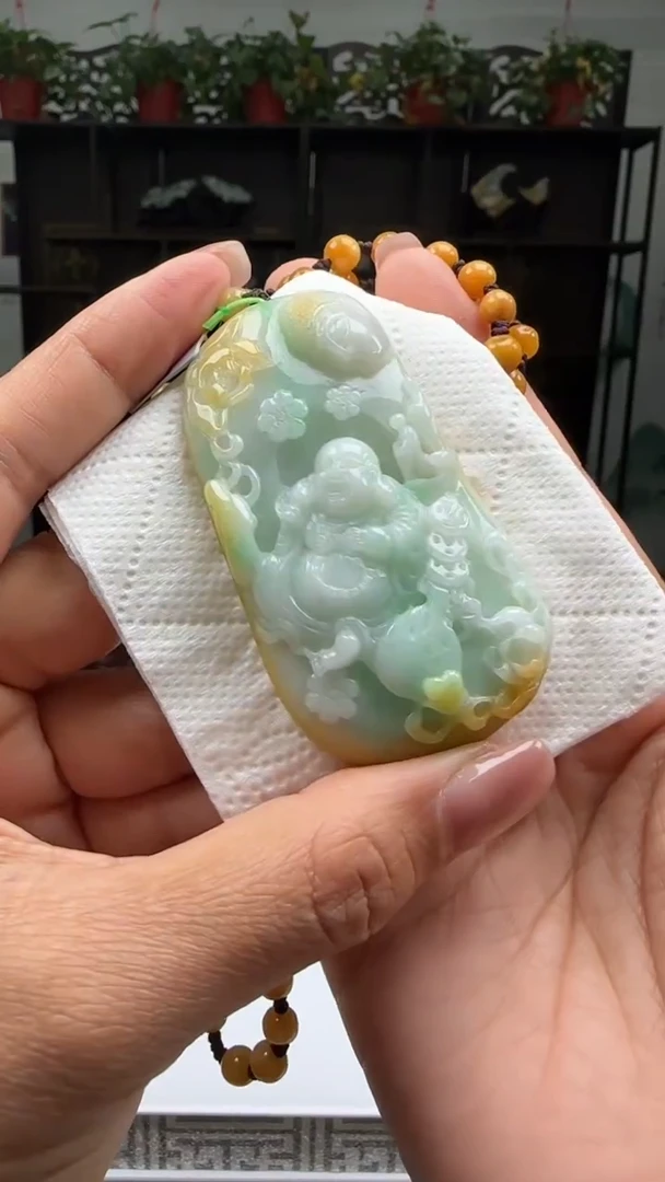 【闪购商品】翡翠颈饰未镶嵌天然翡翠A货吊坠