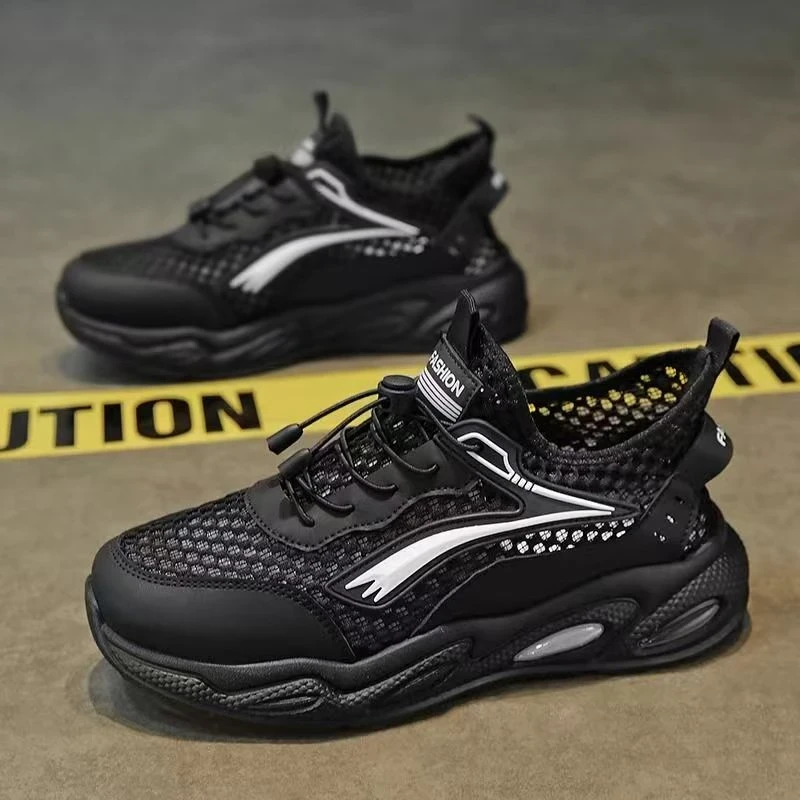 凉鞋男款外穿镂空透气防滑防水厚底休闲鞋男士运动沙滩鞋网眼潮鞋