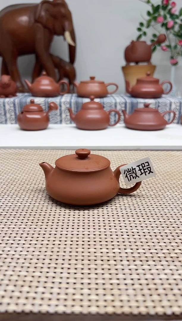 原矿朱泥全手 微瑕明炉 80cc