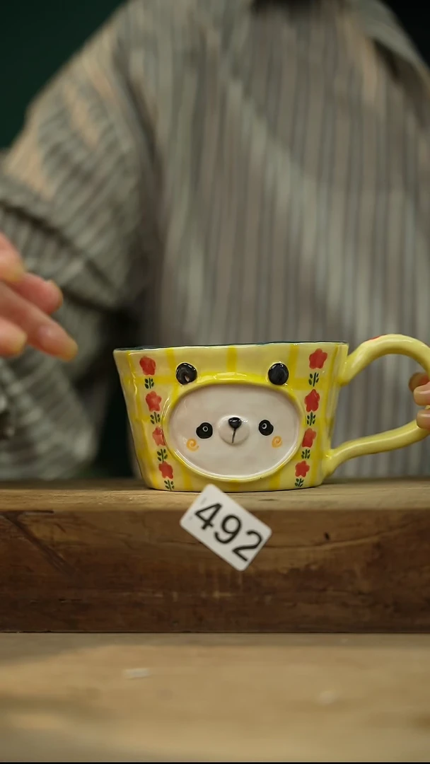 【闪购商品】瓷片手绘·杯/设计师 xudu 款