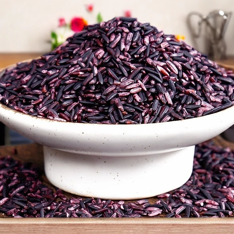 贵州梯田紫米食味香甜黏糯黑糯米口感紫大米3斤5斤包邮妈妈