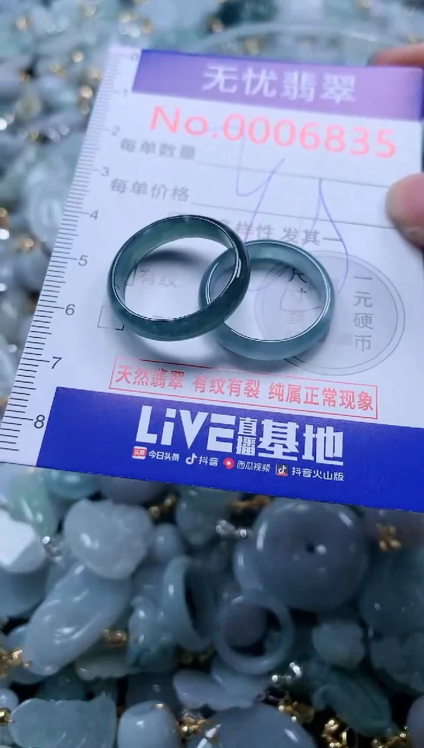 翡翠未镶嵌吊坠(不含链)6835