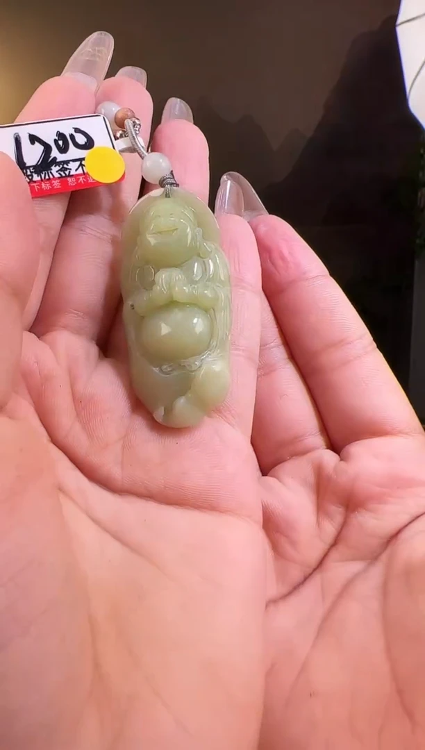 【闪购商品】和田玉颈饰未镶嵌佛1200