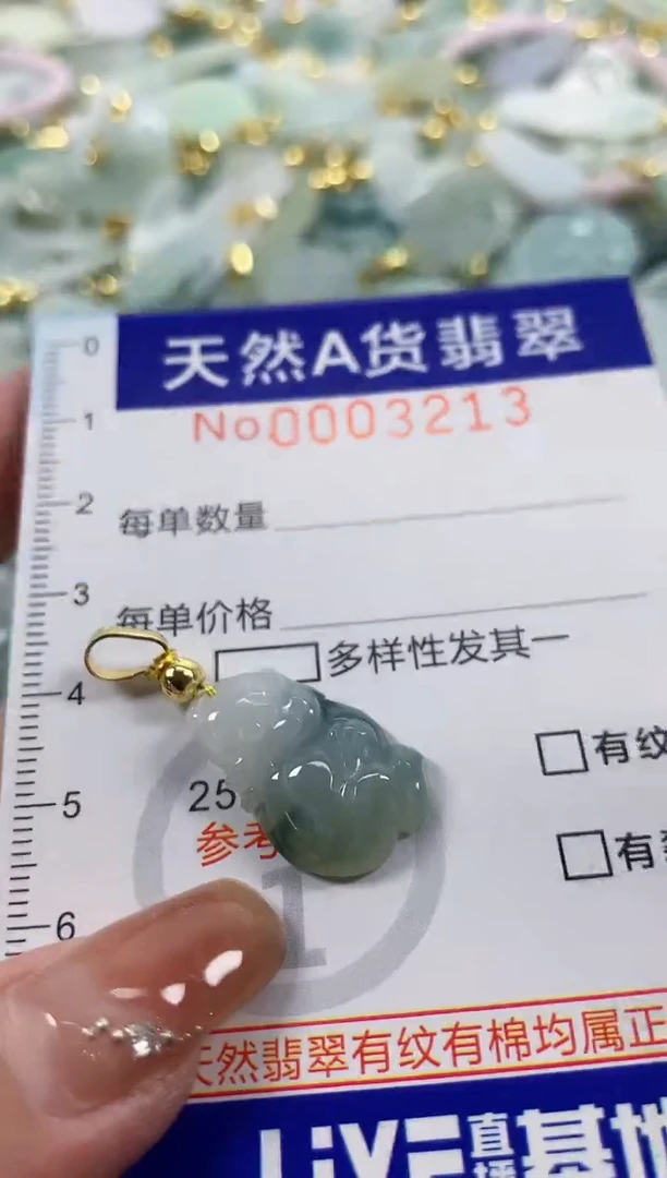 颈饰未镶嵌翡翠天然A货翡翠