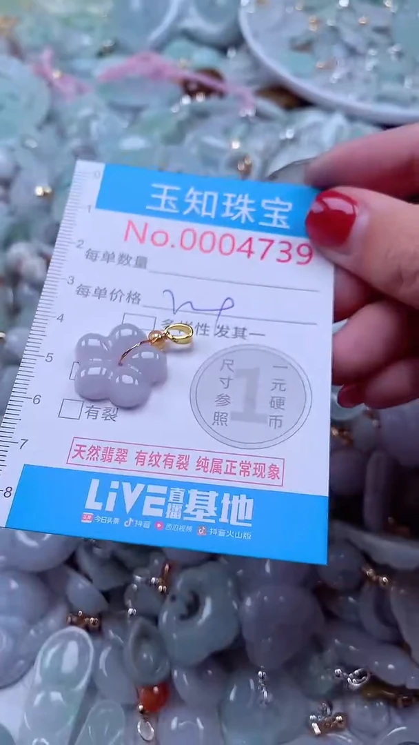 吊坠(不含链)未镶嵌翡翠4739