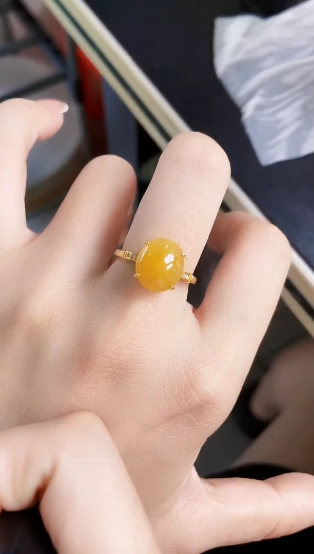 银S925镶嵌戒指翡翠21
