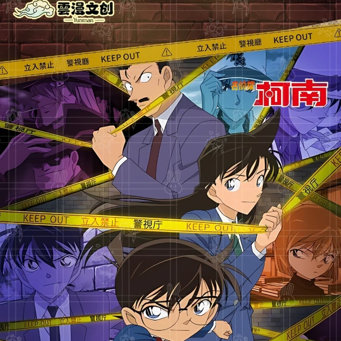 云漫文创 柯南镭射票盲盒 谷子盲盒 潮玩盲盒