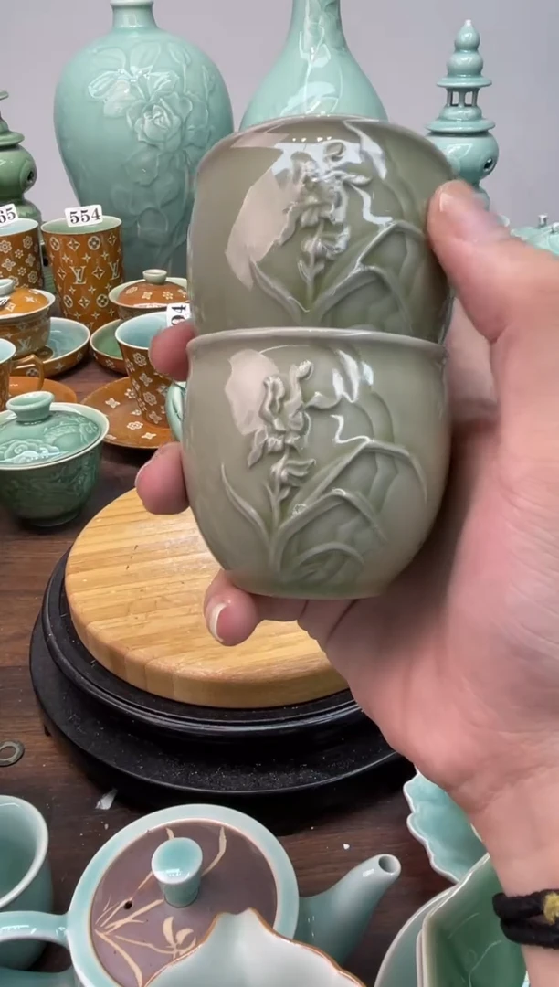 特价福利 微瑕 慧仙青瓷