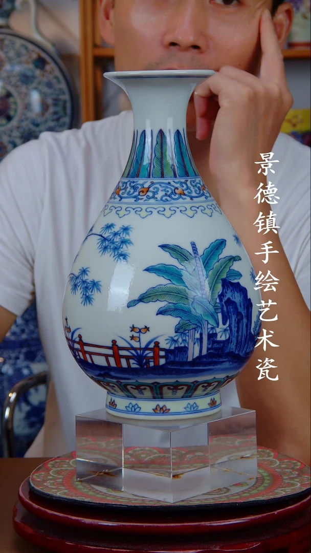 现代景德镇手工手绘陶瓷摆件98