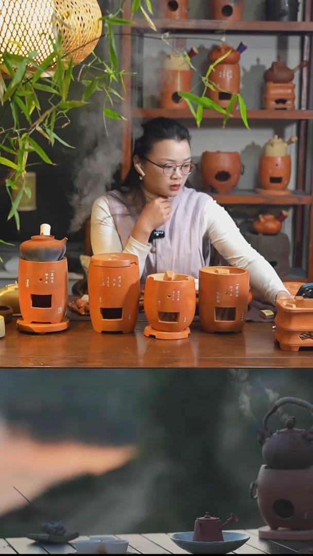 【闪购商品】福利诗句观火炉红泥炭炉