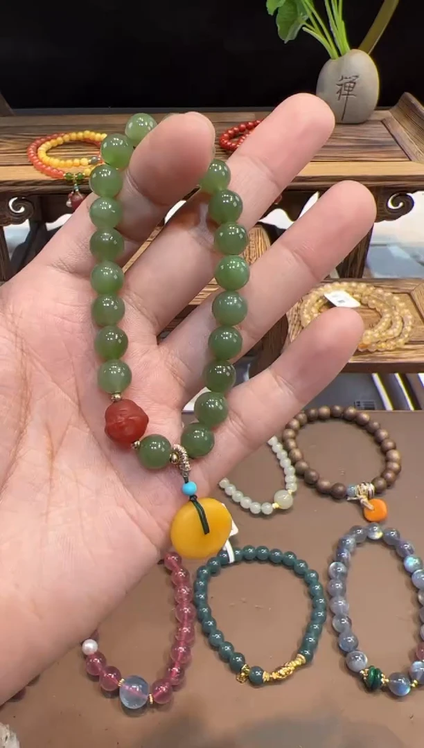 【闪购商品】和田玉手饰未镶嵌@@手饰微黑