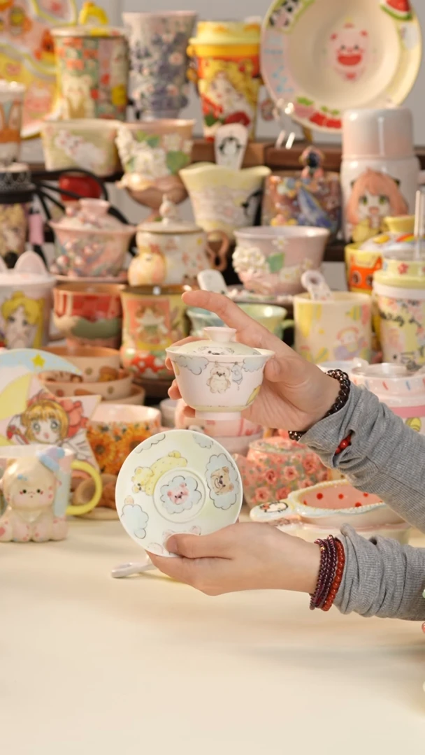 其他景德镇釉下彩手绘设计师款陶瓷