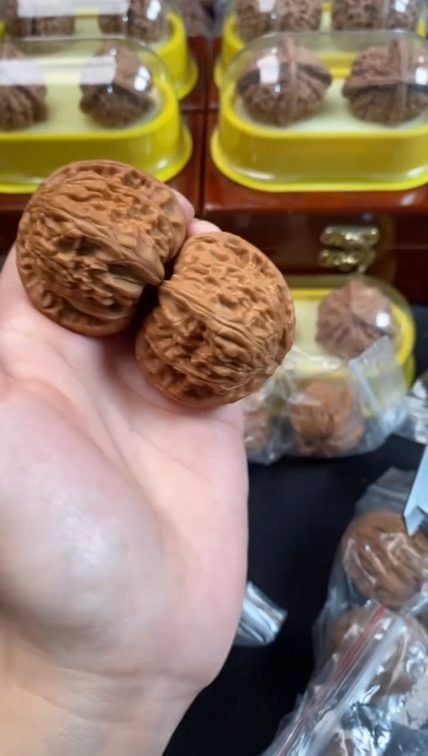 把件文玩核桃白狮子42尺s414