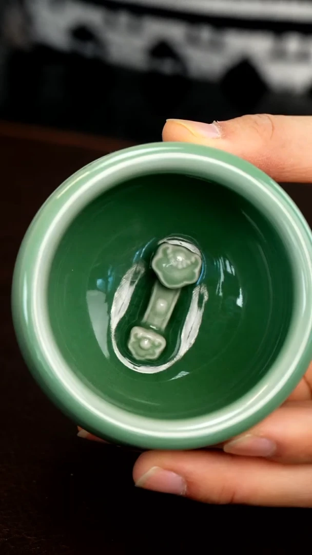 青瓷手工茶器包邮