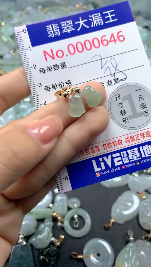 颈饰未镶嵌翡翠646