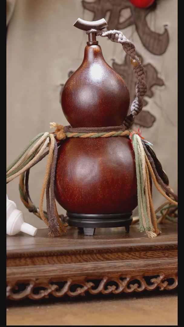 160号精品天然大漆酒葫芦一物一拍~