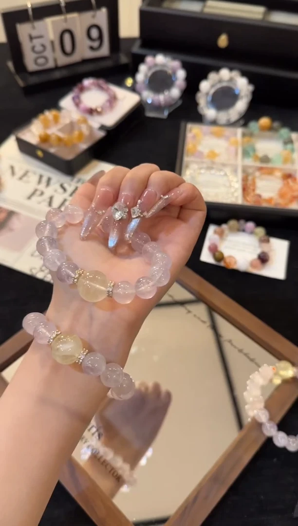 合金手链水晶紫水晶x