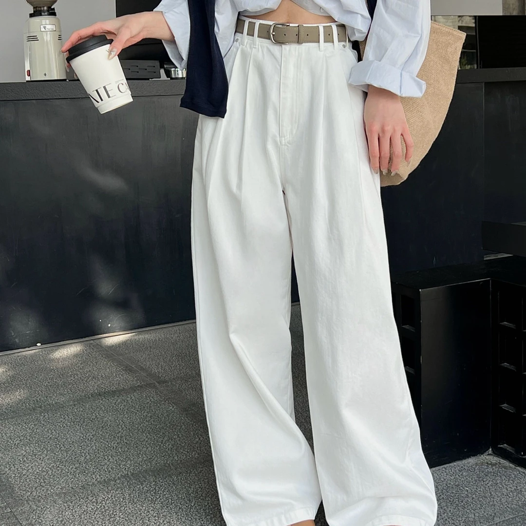 【香姐推荐】【15039】春季时尚新款休闲百搭韩系气质阔腿裤