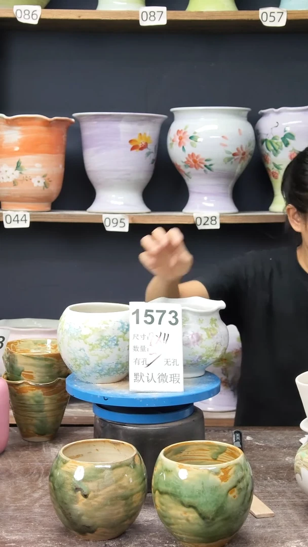 景德镇花盆默认微瑕1573