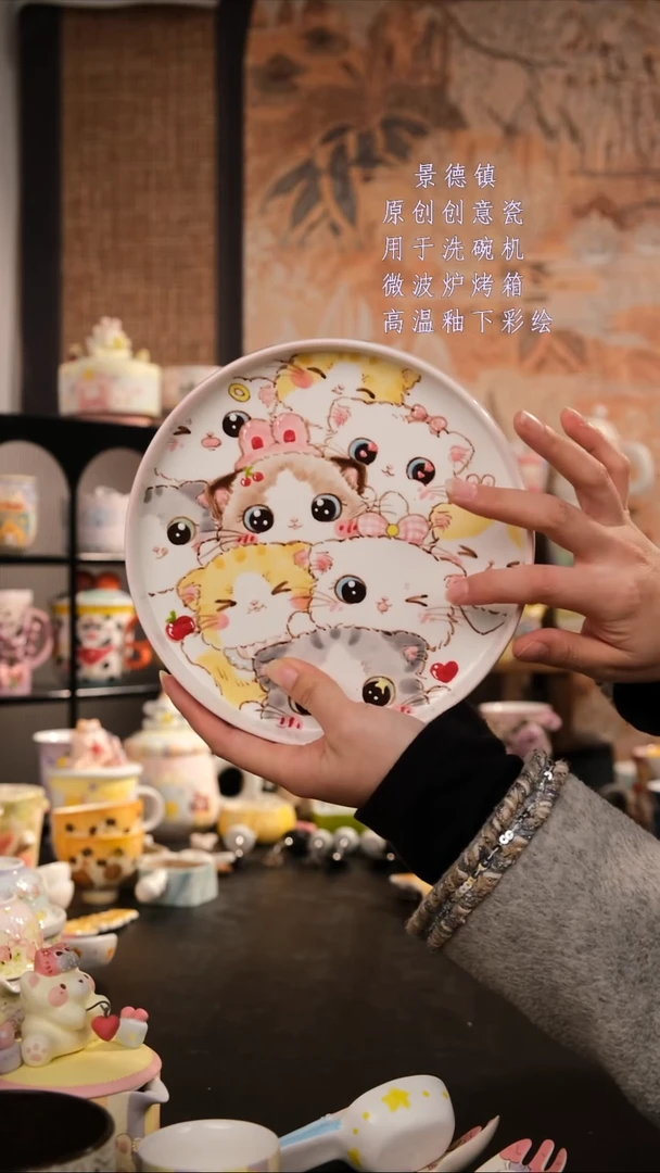 摆件陶旺的可以陶瓷设计师款
