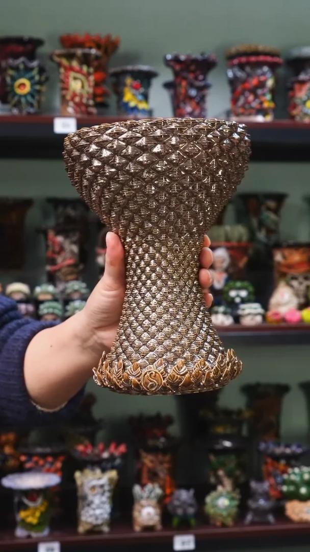 【闪购商品】陶泰国手工花盆   一物一拍 007