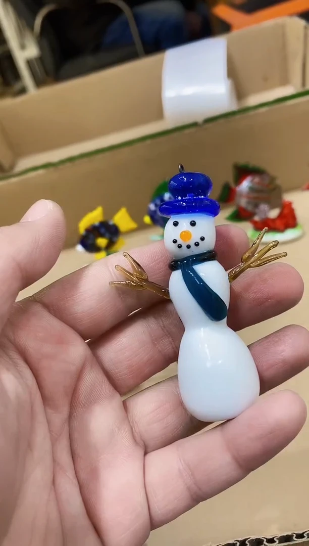 【闪购商品】琉璃手工艺品雪人