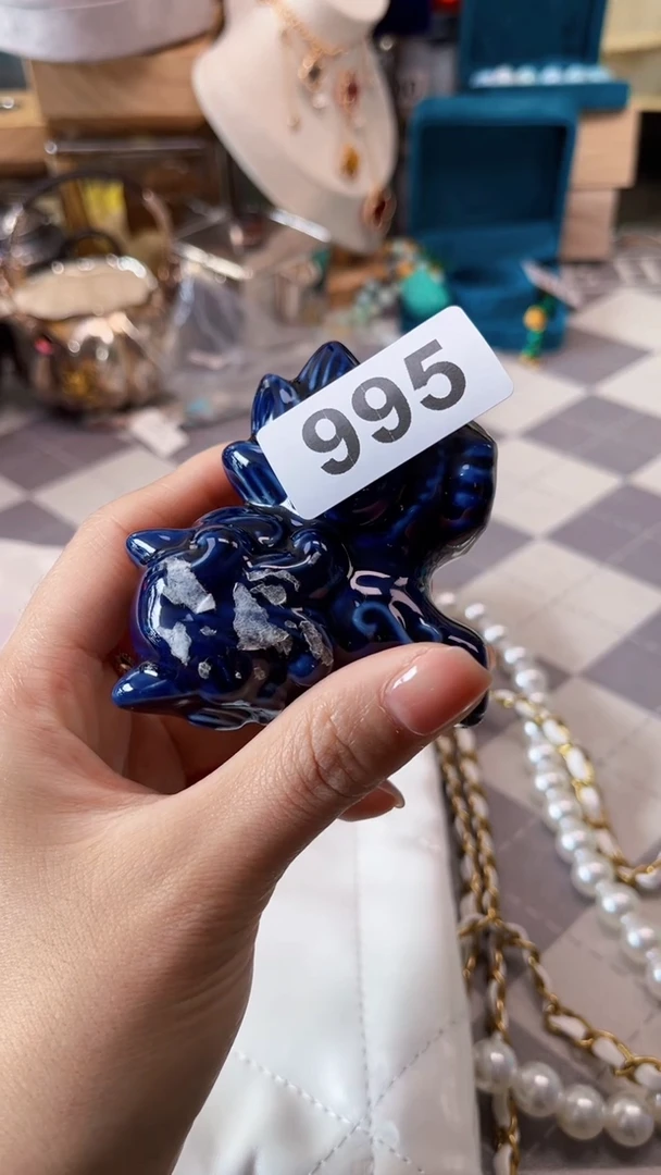 瓷片陶茶666文玩周边多人小垃圾袋白