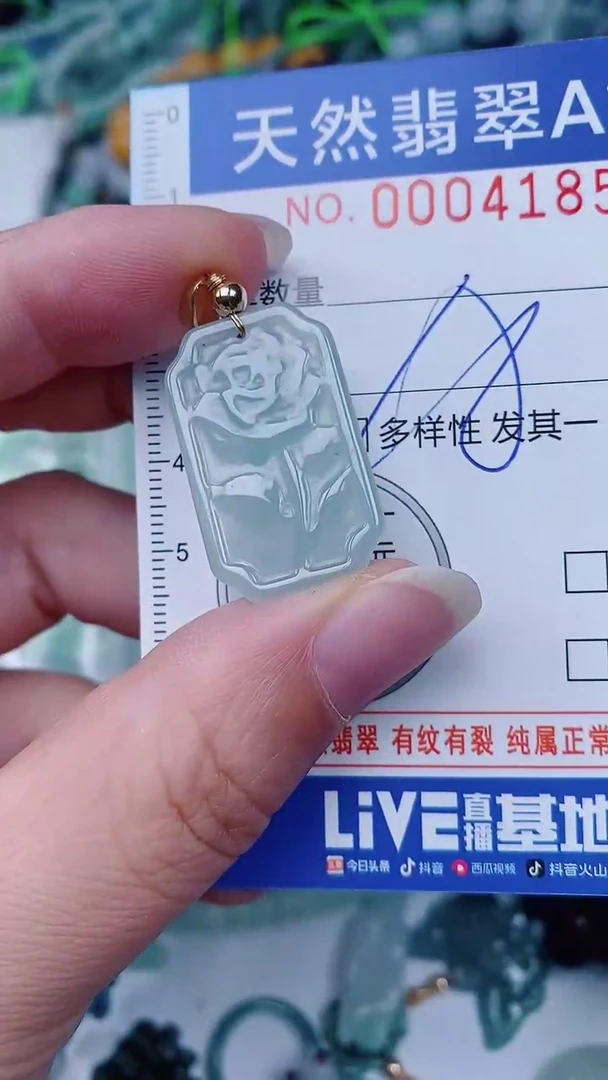 翡翠未镶嵌颈饰00004185