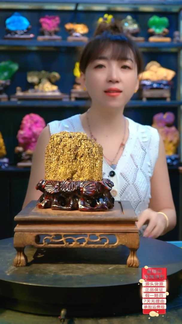 石材精品斑铜矿，石头摆件
