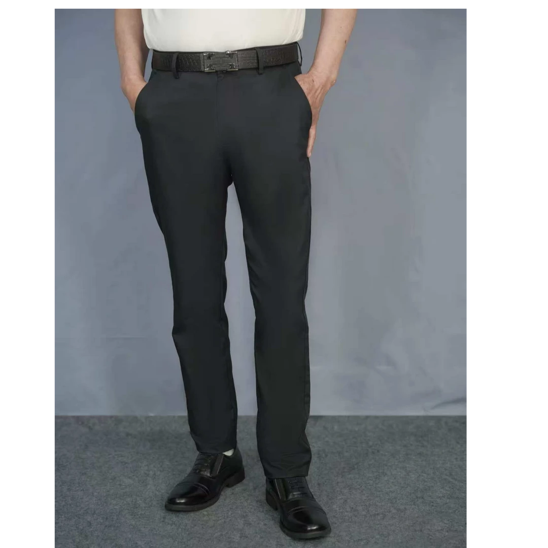 9811弹力休闲裤男装外穿夏直筒裤子透气长裤