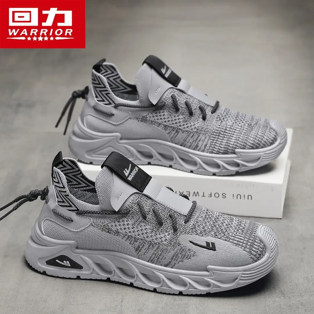 回力男鞋冬季2025新款飞织网面男士增高运动休闲跑步软底防滑潮鞋