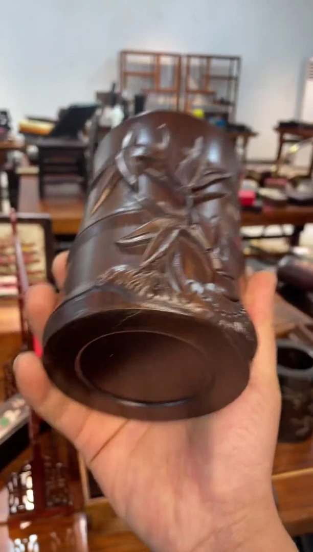 【闪购商品】木檀木笔筒啊啊啊啊啊啊