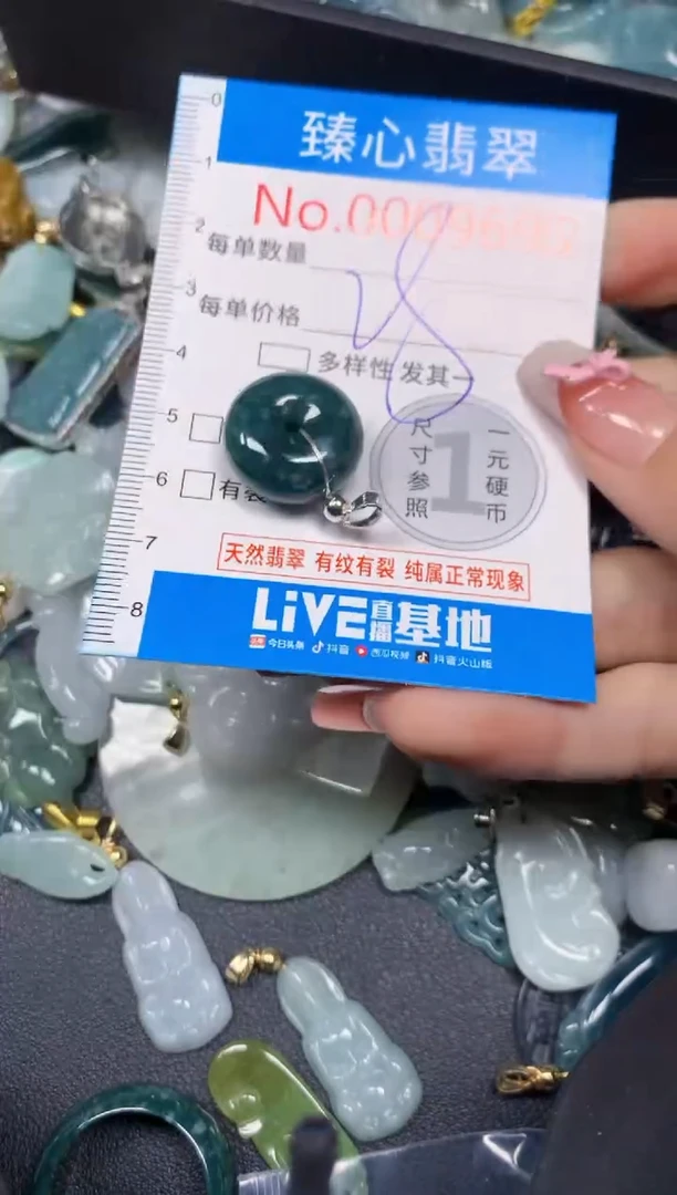 【闪购商品】翡翠颈饰未镶嵌含绳000