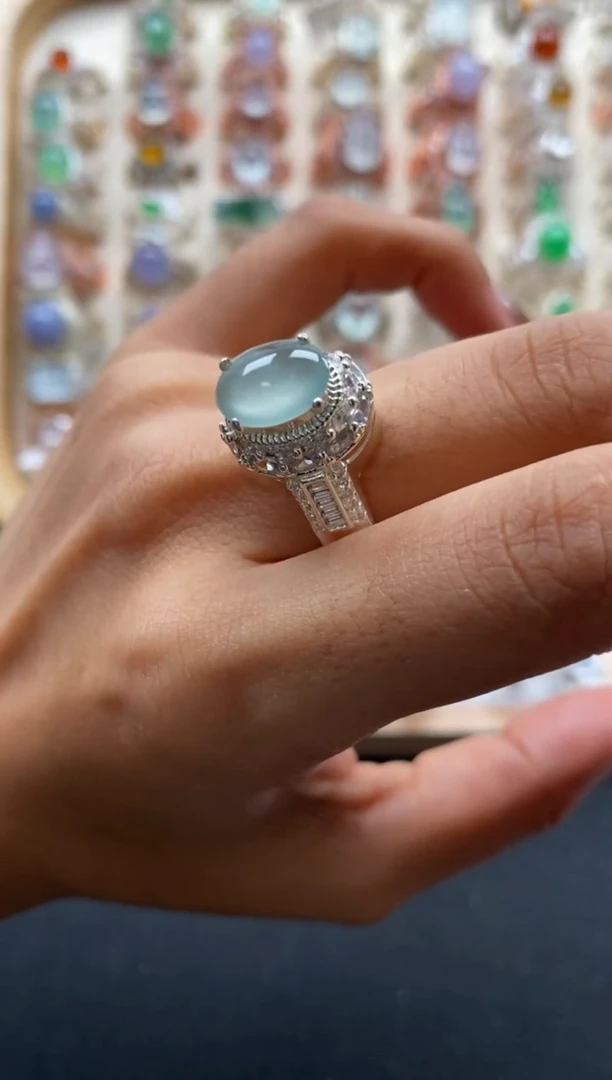 未镶嵌戒指翡翠缅甸天然a货翡翠