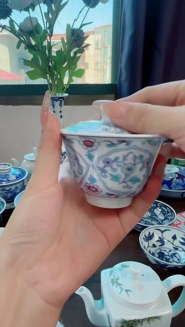 瓷片景德镇瓷器茶器茶杯