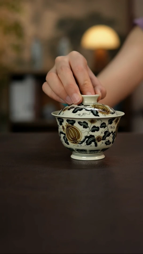 杯景德镇陶瓷杯碗柴烧多人