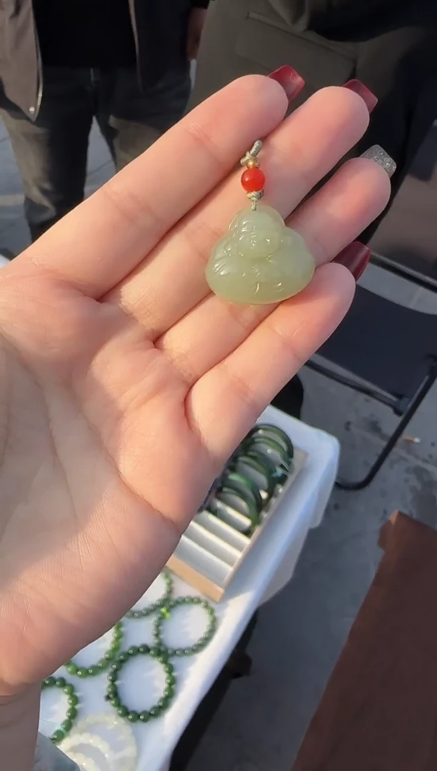 吊坠(不含链)未镶嵌和田玉1