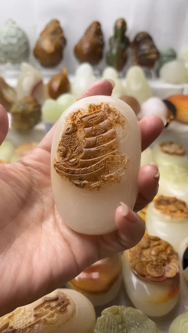 石材方解石棉纹正常不退换一帆风顺微瑕