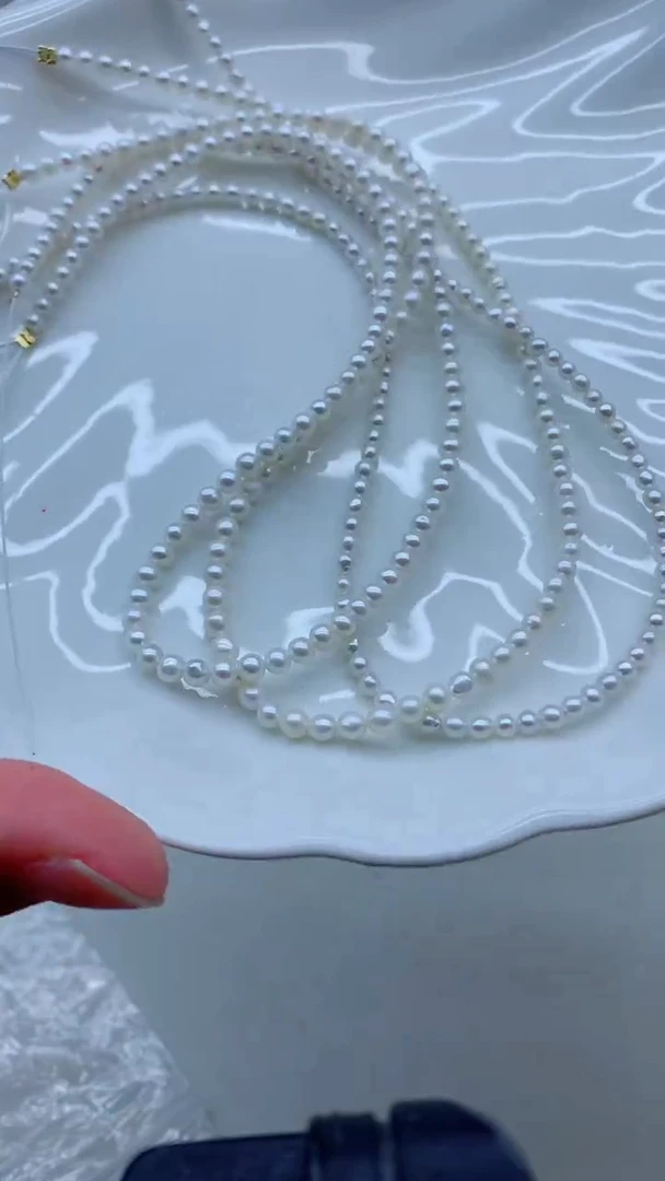 淡水珍珠未镶嵌颈饰淡水珍珠项链多样性发其一