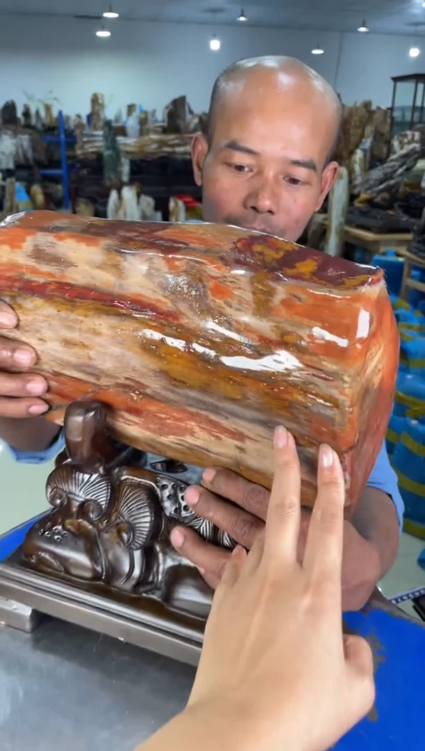 【闪购商品】硅化玉摆件未镶嵌26