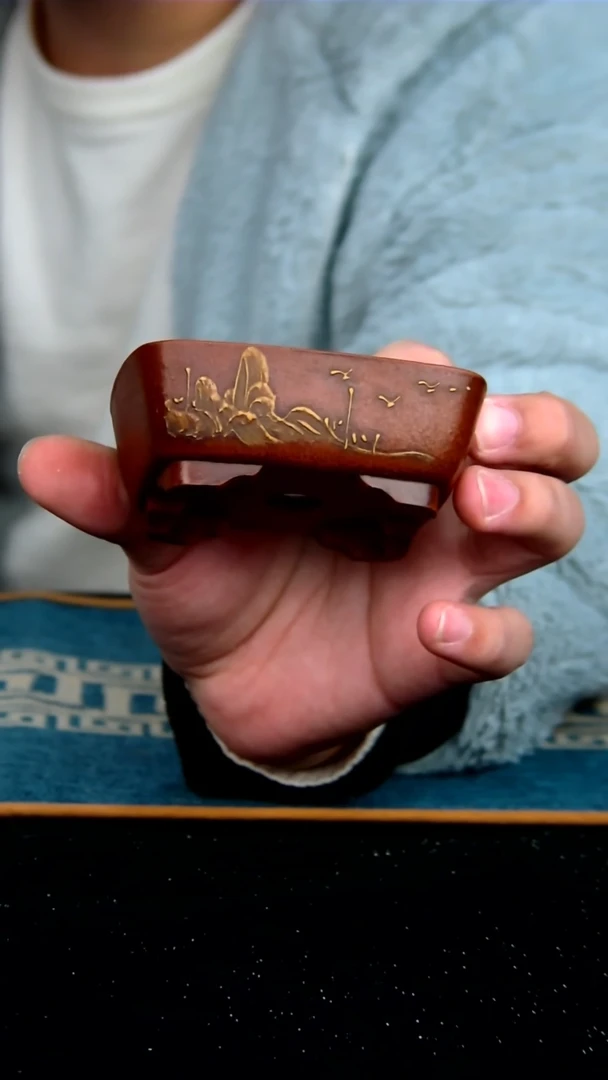 【闪购商品】紫砂花盆7.5*6*2.5内径紫砂花盆