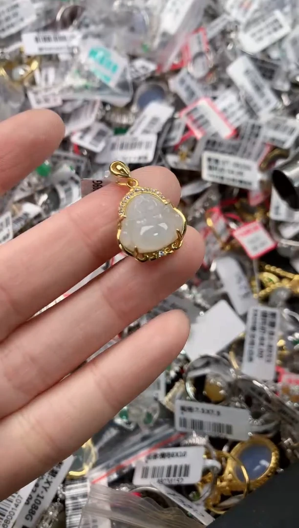 银S925镶嵌戒指翡翠2222--------0