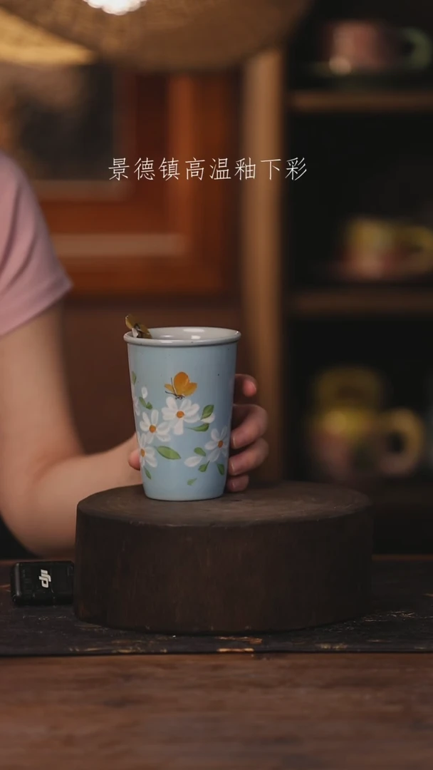 陶瓷景德镇高温釉下手绘陶瓷238