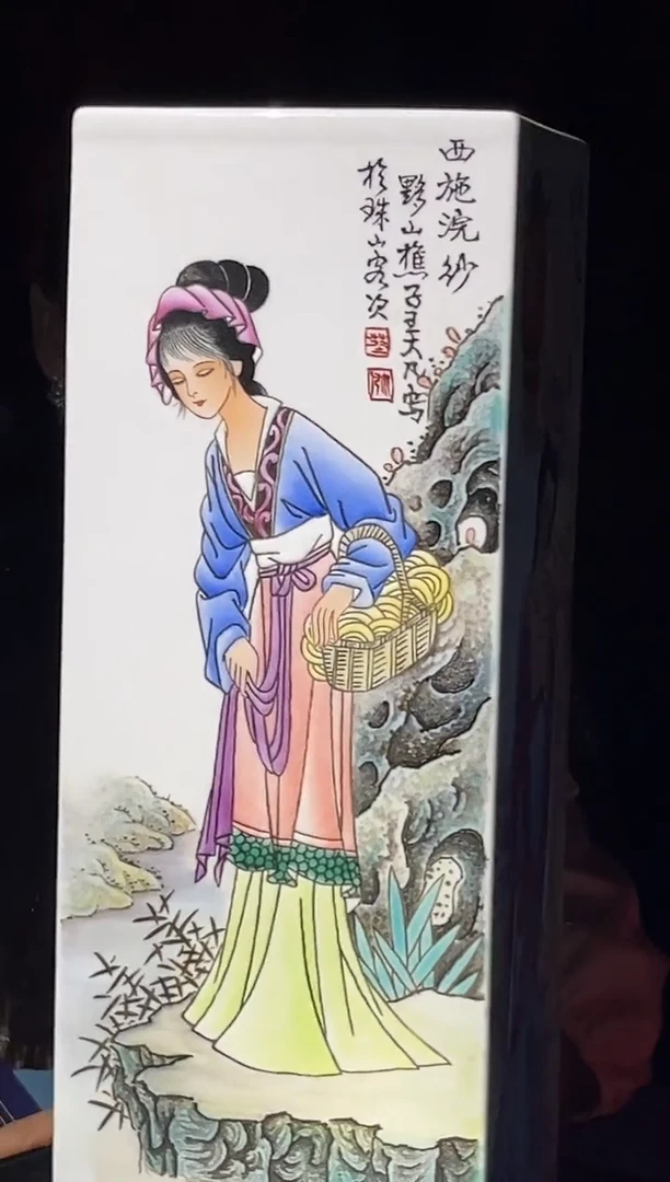 摆件精品陶瓷青花摆件19