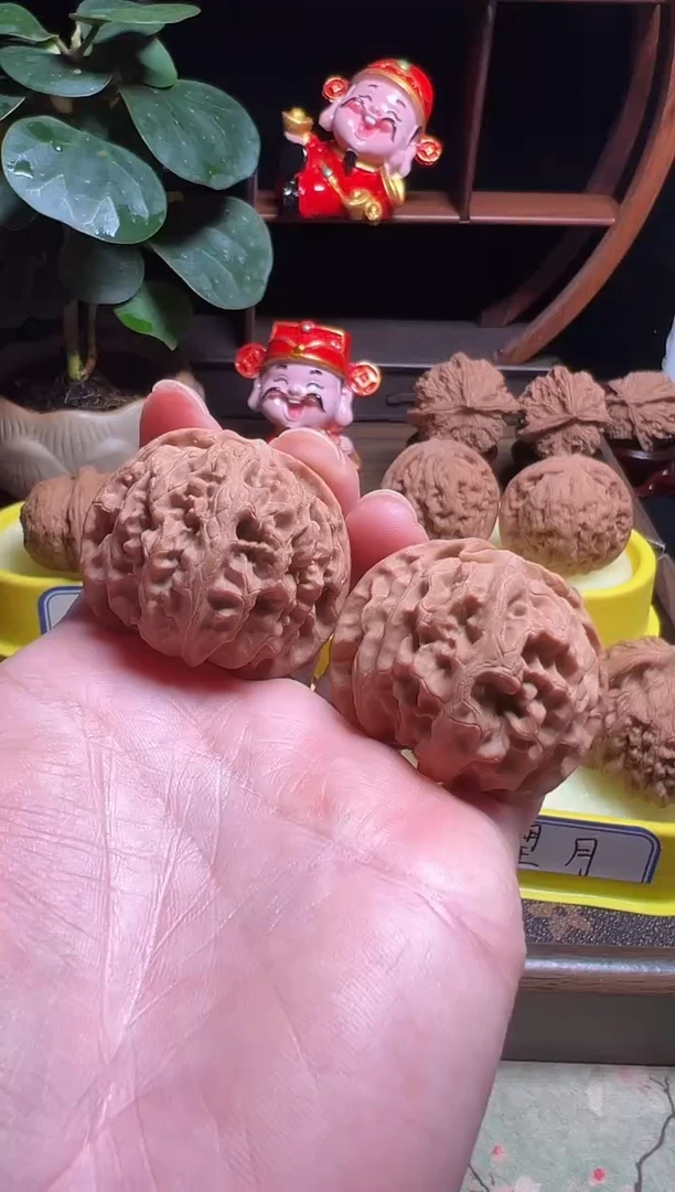 把件文玩核桃全品苹果圆41