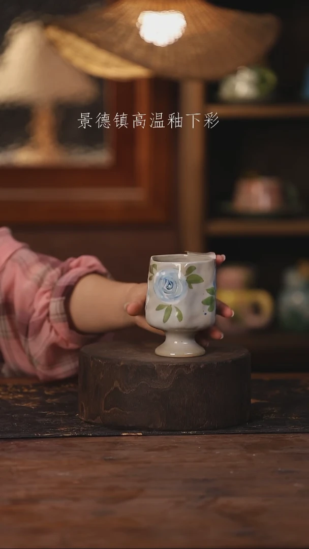 陶瓷景德镇高温釉下手绘陶瓷168