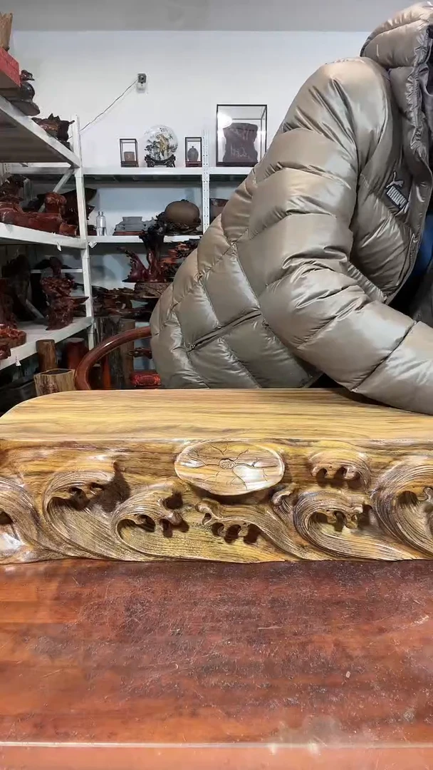 木@****g红木随形创意底座yyds